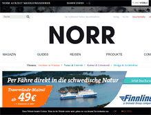 Tablet Screenshot of norrmagazin.de